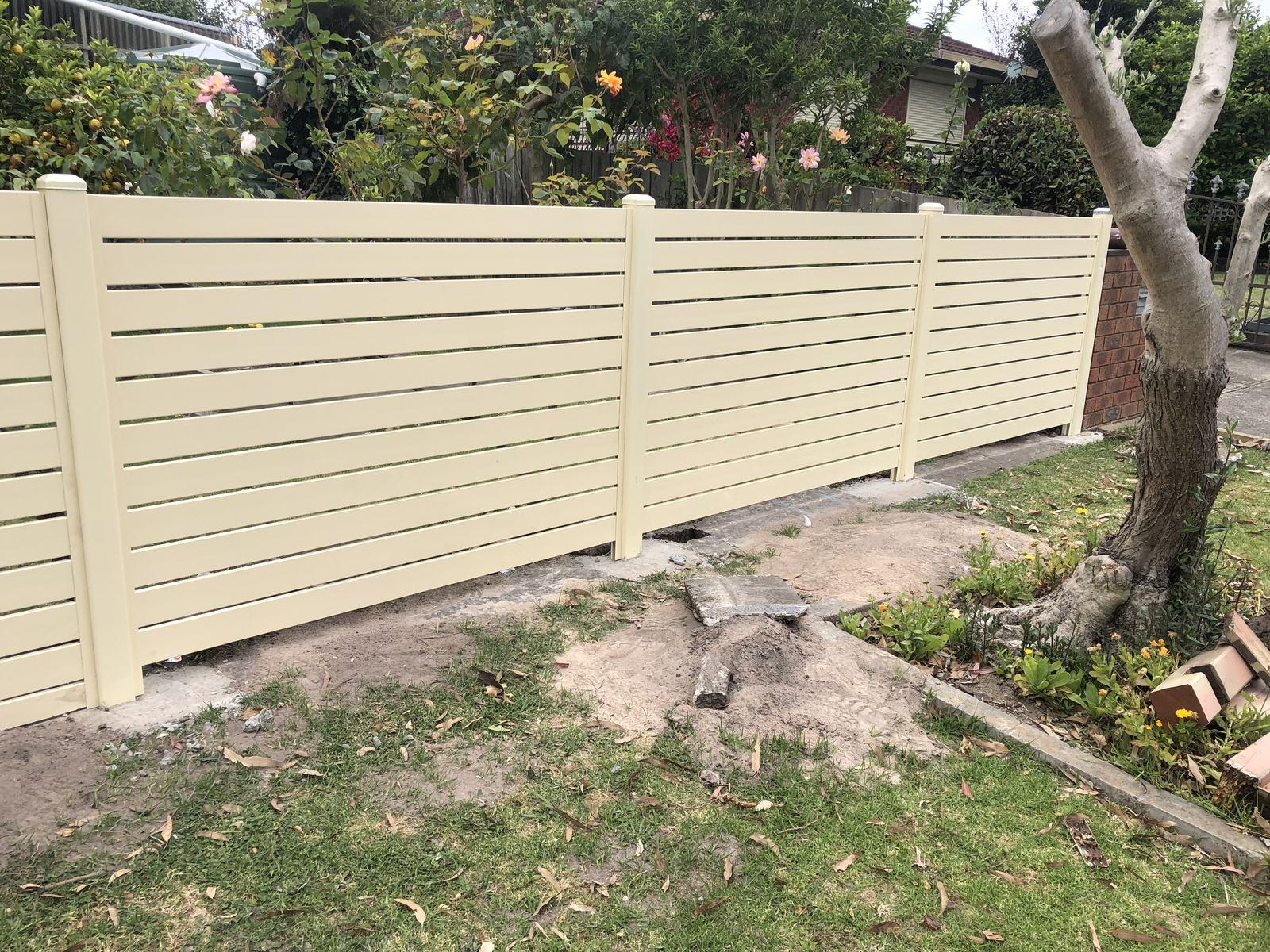 Fencing project in Dromana