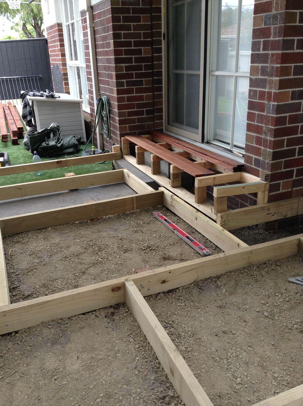 Decking project in Mentone