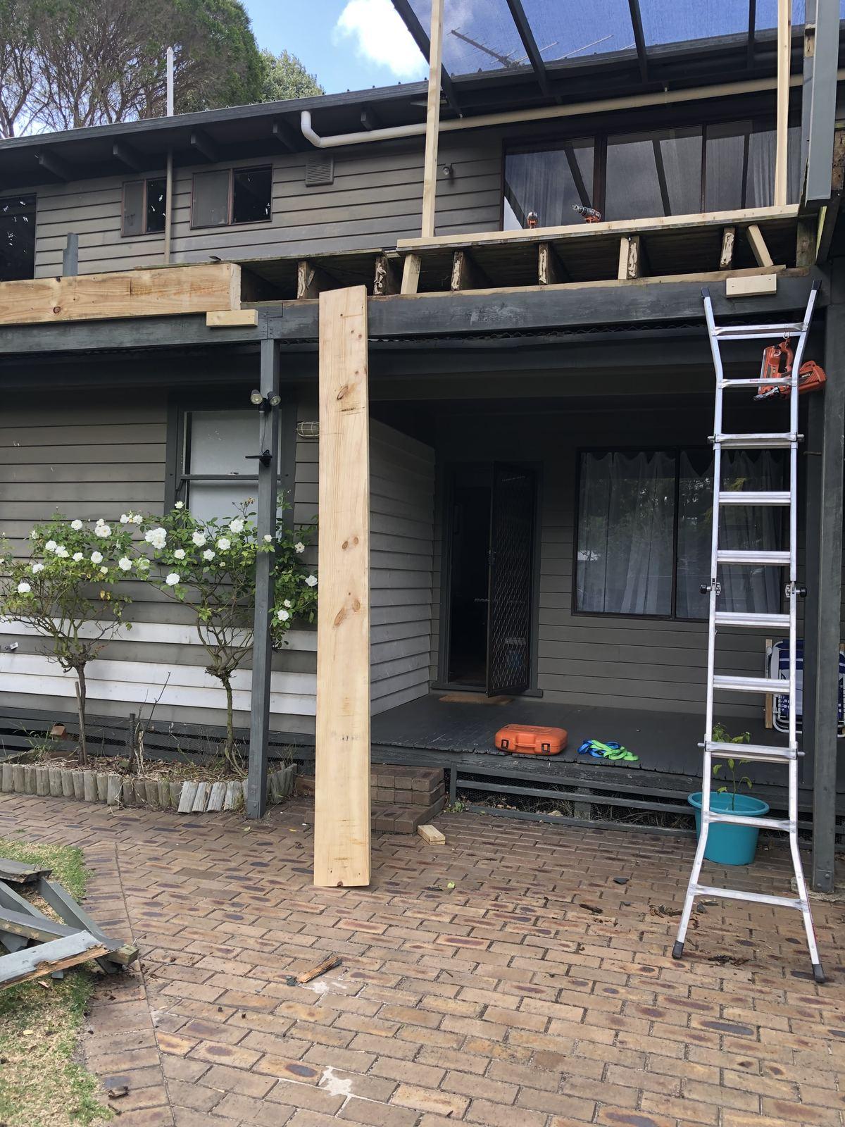 Decking project in Merricks