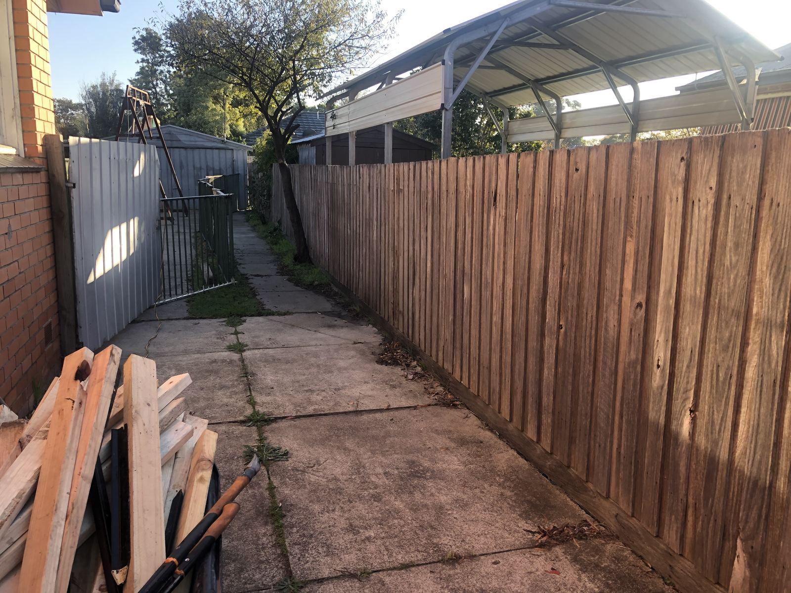 Fencing project in Seaford