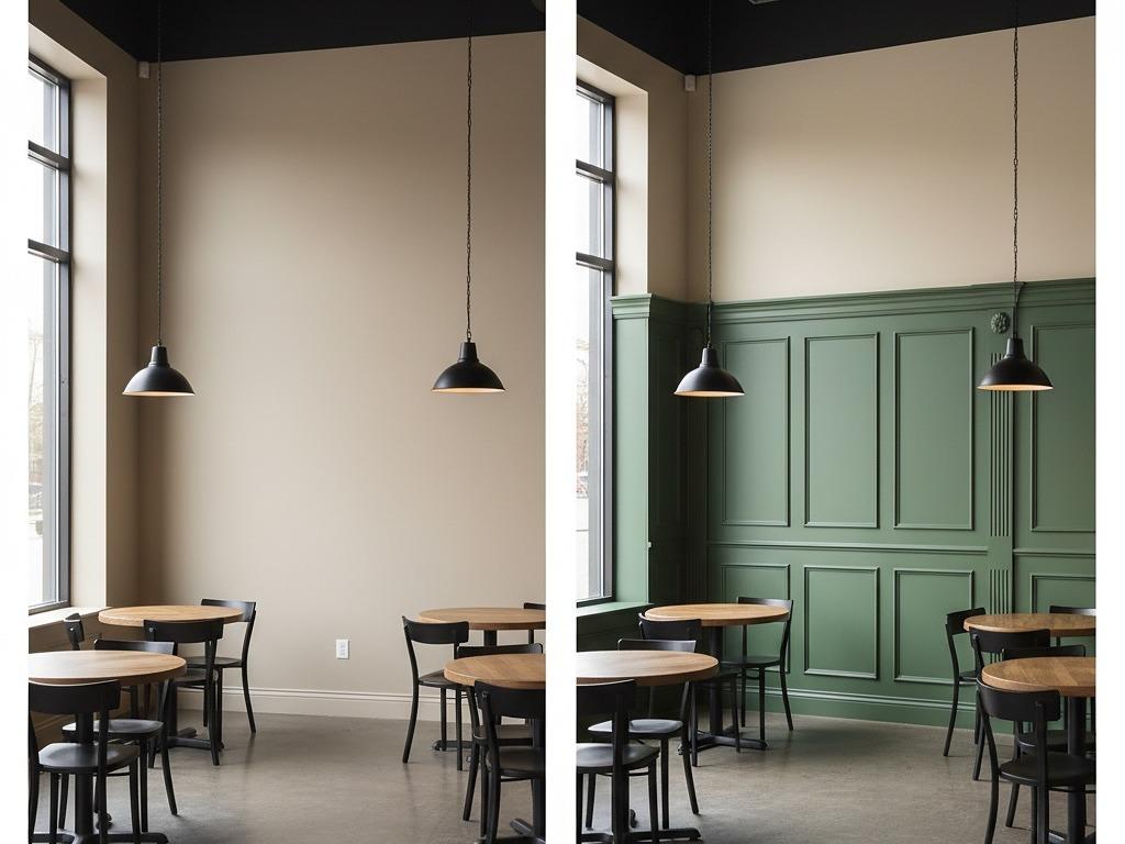 Retail wainscoting project in Somers